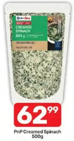 Pick n Pay PnP Creamed Spinach offer