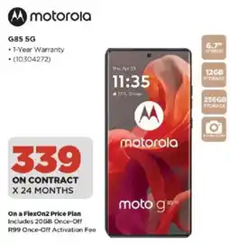 HiFi Corp motorola G85 5G offer