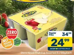 Pick n Pay Clover Krush Fruit Cup Assorted offer