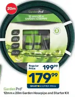 Pick n Pay Garden Pro 12mm x 20m Garden Hosepipe and Starter Kit offer