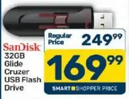 Pick n Pay SanDisk 32GB Glide Cruzer USB Flash Drive offer