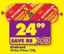 Shoprite Ritebrand Chicken Polony offer