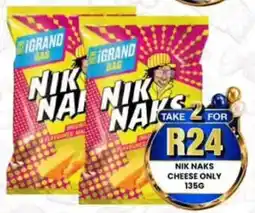 Take 'n Pay NIK NAKS CHEESE ONLY offer