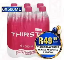 Take 'n Pay Thirsti Flavoured Water Assorted offer