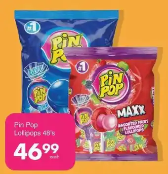 Pin Pop Lollipops Assorted