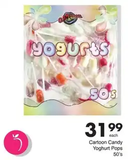 Save Hyper Cartoon Candy Yoghurt Pops 50's offer