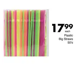 Save Hyper Plastic Big Straws offer