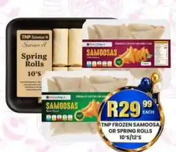 Take 'n Pay TNP Frozen Samoosa or Spring Rolls offer