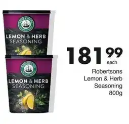 Save Hyper Robertsons Lemon & Herb Seasoning offer
