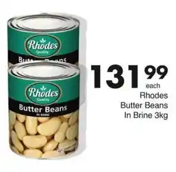 Save Hyper Rhodes Butter Beans offer