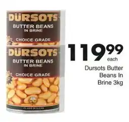 Save Hyper Dürsots Butter Beans In Brine offer
