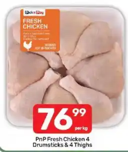 Pick n Pay PnP Fresh Chicken 4 Drumsticks & 4 Thighs offer