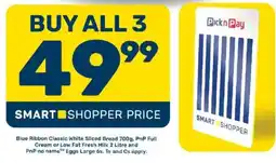 Pick n Pay Blue Ribbon Classic White Sliced Bread offer