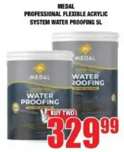 Boxer Build MEDAL PROFESSIONAL FLEXIBLE ACRYLIC SYSTEM WATER PROOFING offer