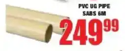 Boxer Build PVC UG PIPE offer