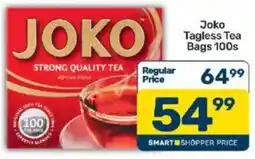 Pick n Pay Joko Tagless Tea Bags offer