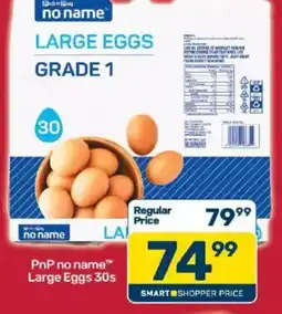 Pick n Pay no name Large Eggs offer
