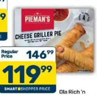 Pick n Pay Pieman's Cheese Griller Pie offer