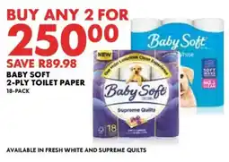 Woolworths Baby Soft 2-Ply Toilet Paper offer