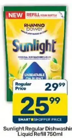 Pick n Pay Sunlight Regular Dishwashing Liquid Refill offer