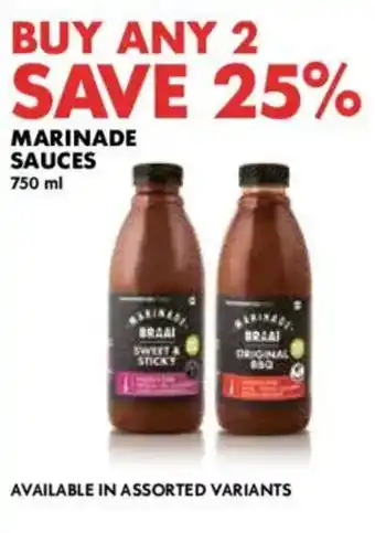 Marinade Sauces Assorted