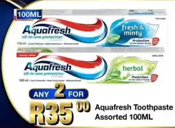 Take 'n Pay Aquafresh Toothpaste Assorted offer