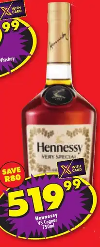 Shoprite Liquor Hennessy VS Cognac offer