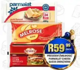 Take 'n Pay President/Melrose/Parmaiat Cheese Slices offer