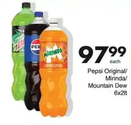 Save Hyper Pepsi Original/Mirinda/Mountain Dew offer