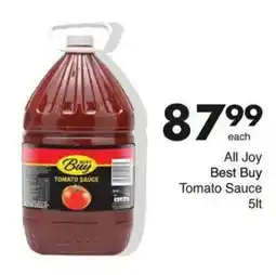 Save Hyper All Joy Best Buy Tomato Sauce offer