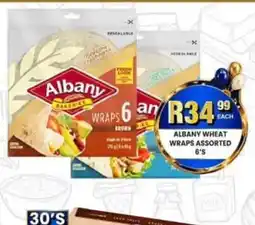 Take 'n Pay Albany Wheat Wraps Assorted offer