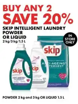 Woolworths Skip Intelligent Laundry Powder or Liquid offer