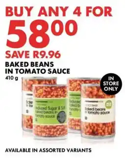 Woolworths Baked Beans in Tomato Sauce offer