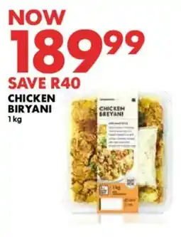 Woolworths Chicken Biryani offer