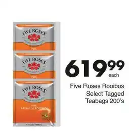 Save Hyper Five Roses Rooibos Select Tagged Teabags offer