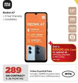 HiFi Corp Redmi A7 offer