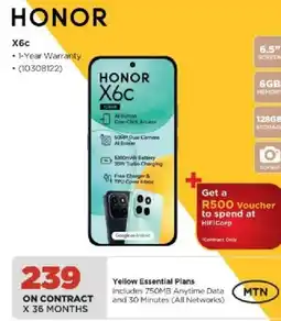 HiFi Corp HONOR X6c offer