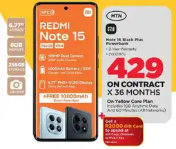 HiFi Corp REDMI Note 15 offer