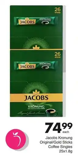 Save Hyper Jacobs Kronung Original/Gold Sticks Coffee Singles offer