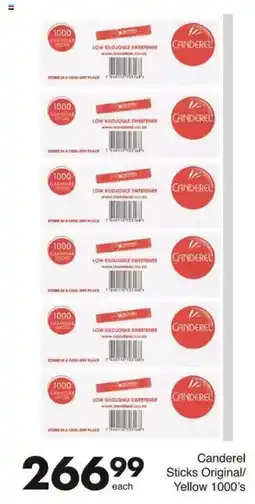 Save Hyper Canderel Sticks Original/ Yellow 1000's offer