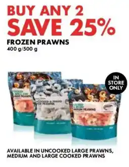 Woolworths Frozen Prawns offer