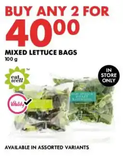 Woolworths Mixed Lettuce Bags offer