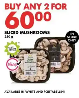 Woolworths Sliced Mushrooms offer