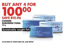 Woolworths CANNED SHREDDED TUNA offer