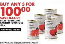 Woolworths Selected Italian Canned Tomatoes offer