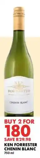 Woolworths Ken Forrester Chenin Blanc offer