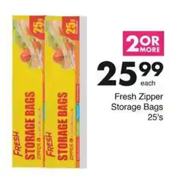 Save Hyper Fresh Zipper Storage Bags offer