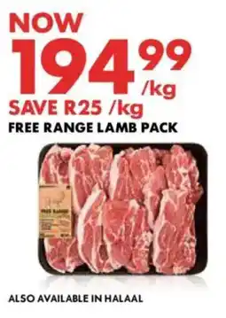 Woolworths Free Range Lamb Pack offer