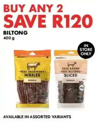 Woolworths Biltong offer