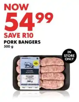Woolworths Pork Bangers offer